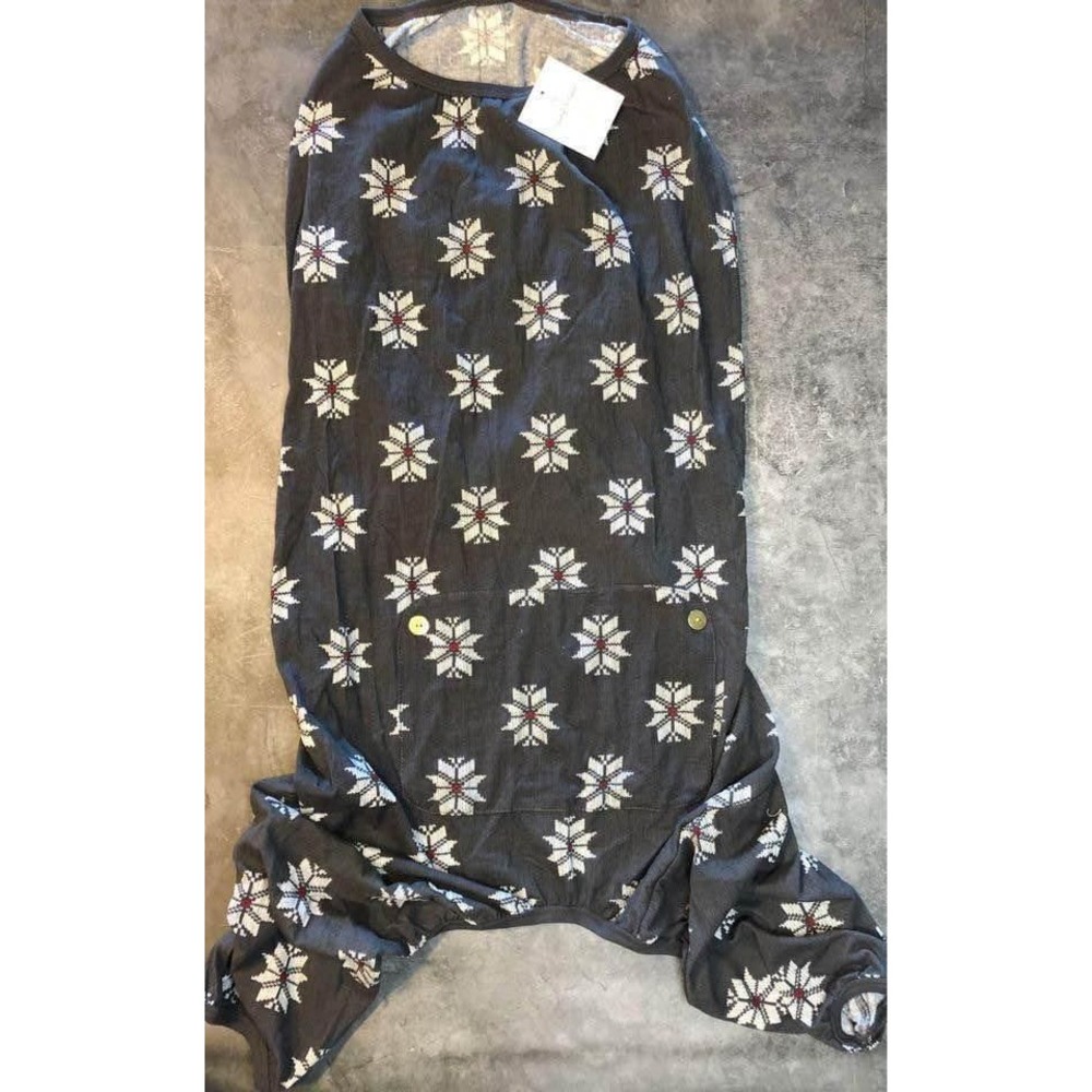 XL Dog Pajamas Winter Snowflake Design‎ for Large Dogs Big Dogs